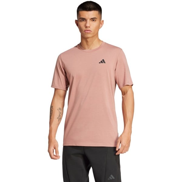 adidas Training Essentials Feelready Mens T-Shirt - Warm Clay/Black