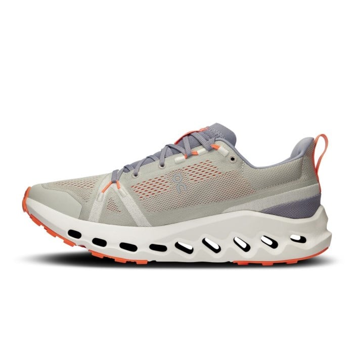 On Cloudsurfer Trail - Mens Trail Running Shoes - Fossil/Ivory
