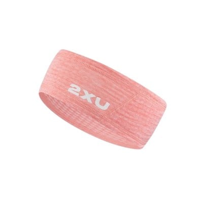 2XU Ignition Running Headband - Pink Glow/White Reflective