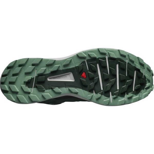 Salomon Sense Ride 3 - Mens Trail Running Shoes - Green Gables/Alloy/Oil Blue