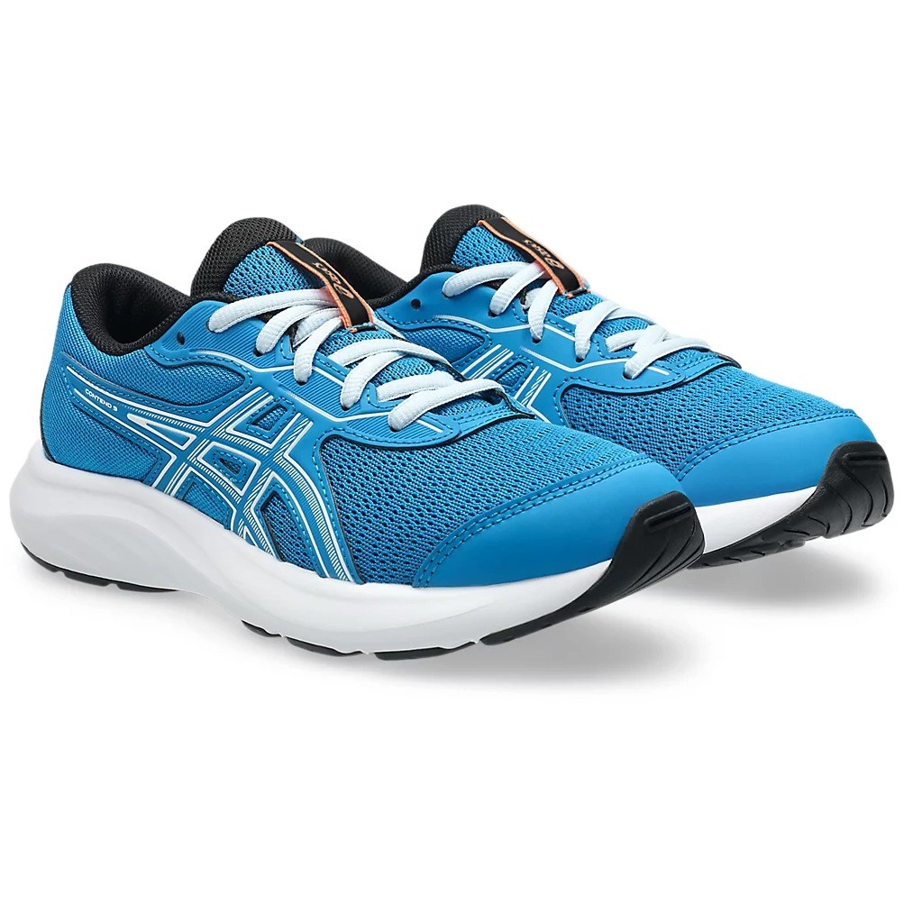 Asics Contend 9 GS - Kids Running Shoes - Aegean Blue/Cool Grey