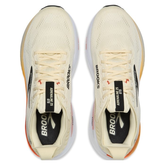 Brooks Adrenaline GTS 25 - Mens Running Shoes - Rutabaga/Tigerlily/Orange - image 4
