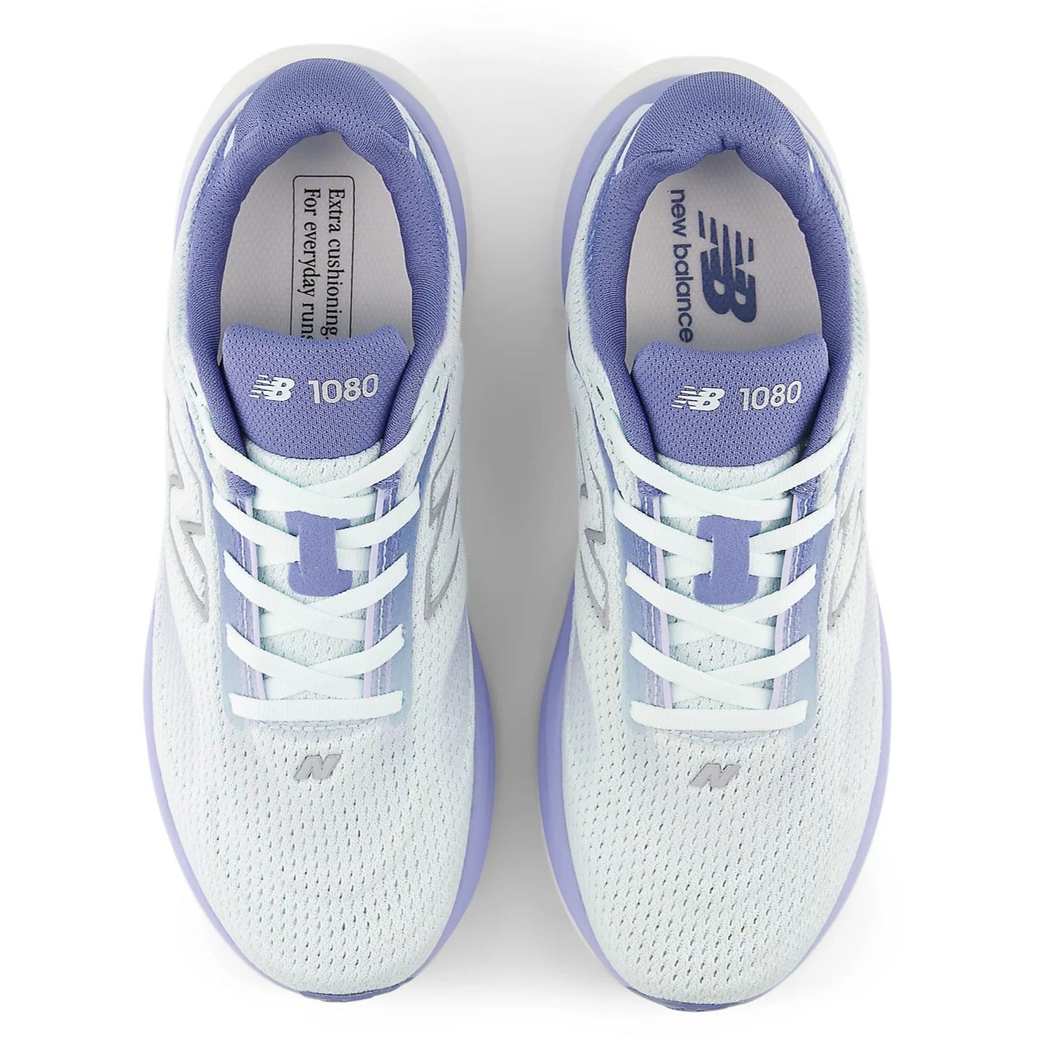 New Balance 1080v15 - Womens Running Shoes - Glint Blue/Silver Metallic/Fairweather Blue