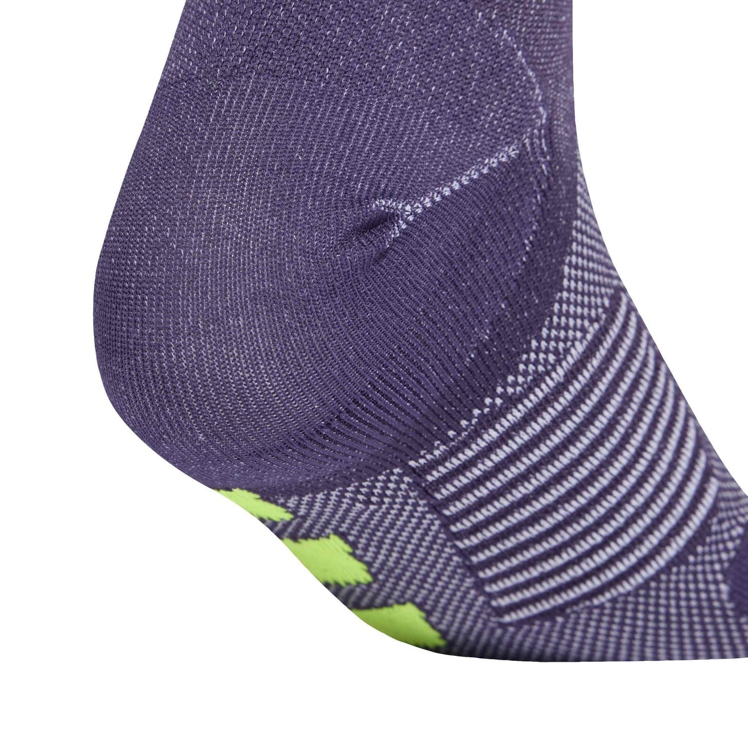 adidas RUNxADIZERO Socks - Unisex - Aurora Plum/White/Solar Yellow