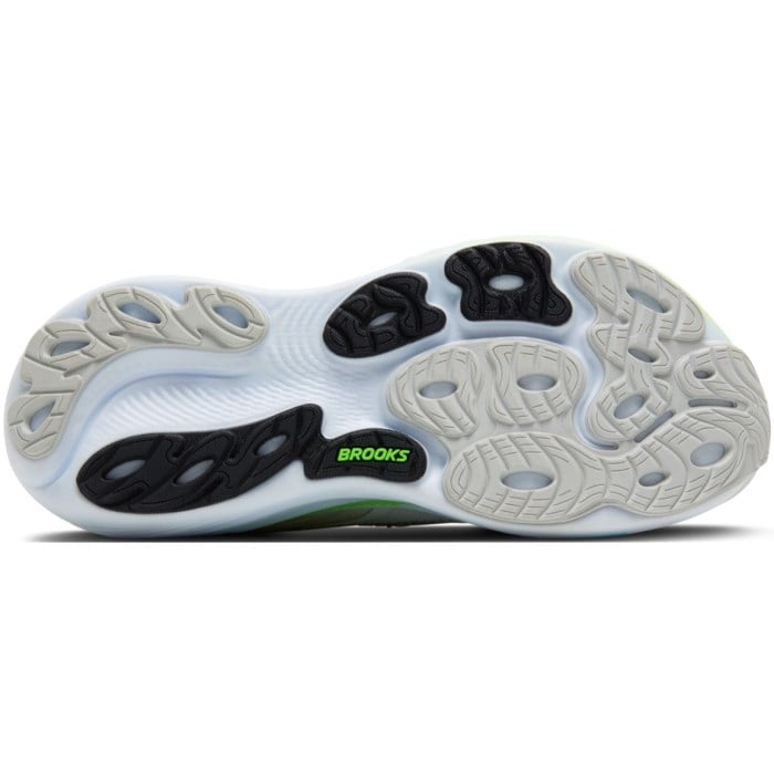 Brooks Adrenaline GTS 25 - Mens Running Shoes - Oyster/Green Gecko/Blue