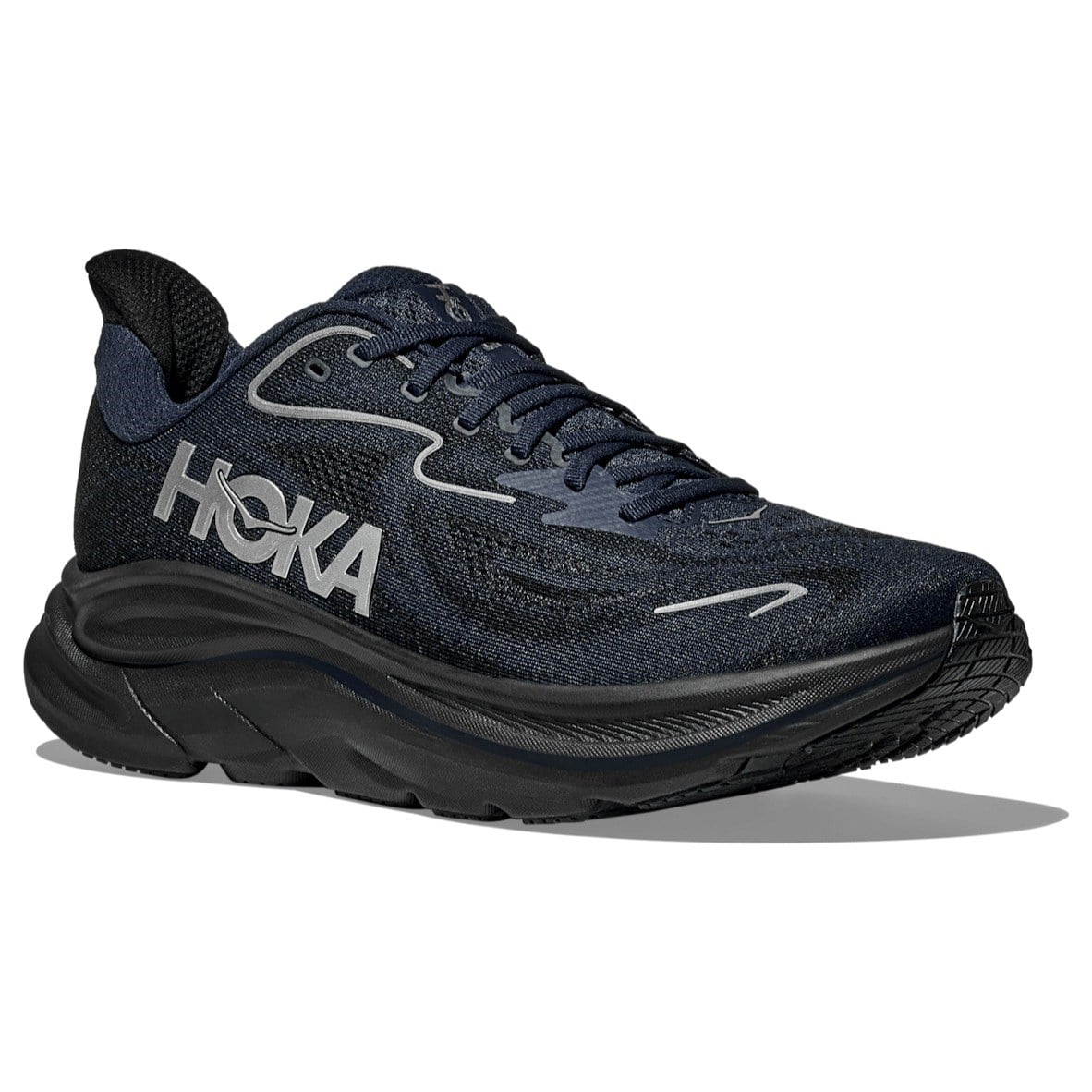 Hoka Clifton 10 - Mens Running Shoes - Varsity Navy/Black