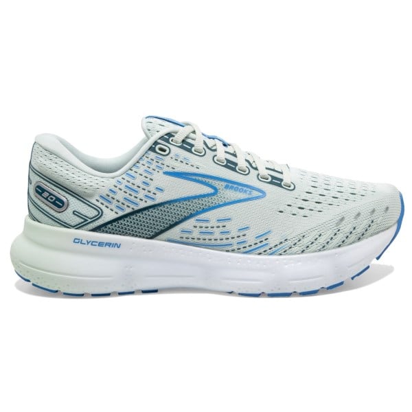 Brooks Glycerin 20 - Womens Running Shoes - Blue Glass/Marina/Legion Blue