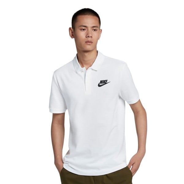 Nike Sportswear Mens Polo Shirt - White/Black