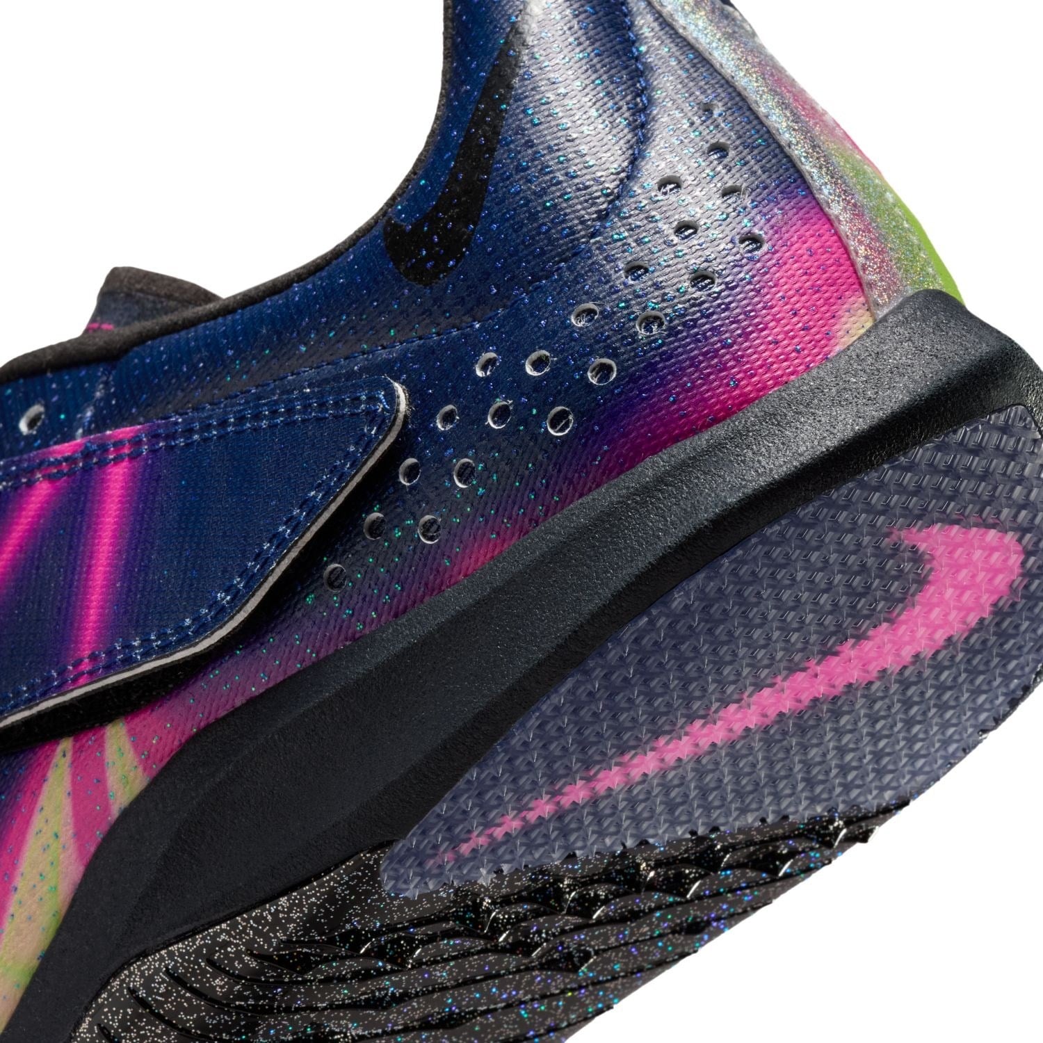 Nike Long Jump Elite GLAM - Unisex Jumping Spikes - Pink Blast/Black/Blue Void