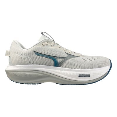 Mizuno Wave Rider 30 - Mens Running Shoes - Foggy Dew/Dark Slate/White