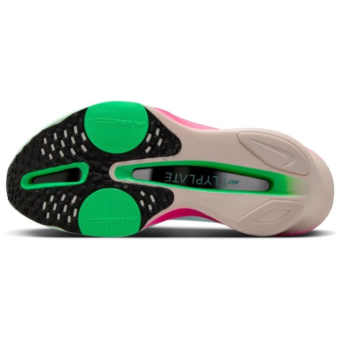 Nike Alphafly 3 - Mens Road Racing Shoes - Glacier Blue/Black/Mint Foam/Green Shock