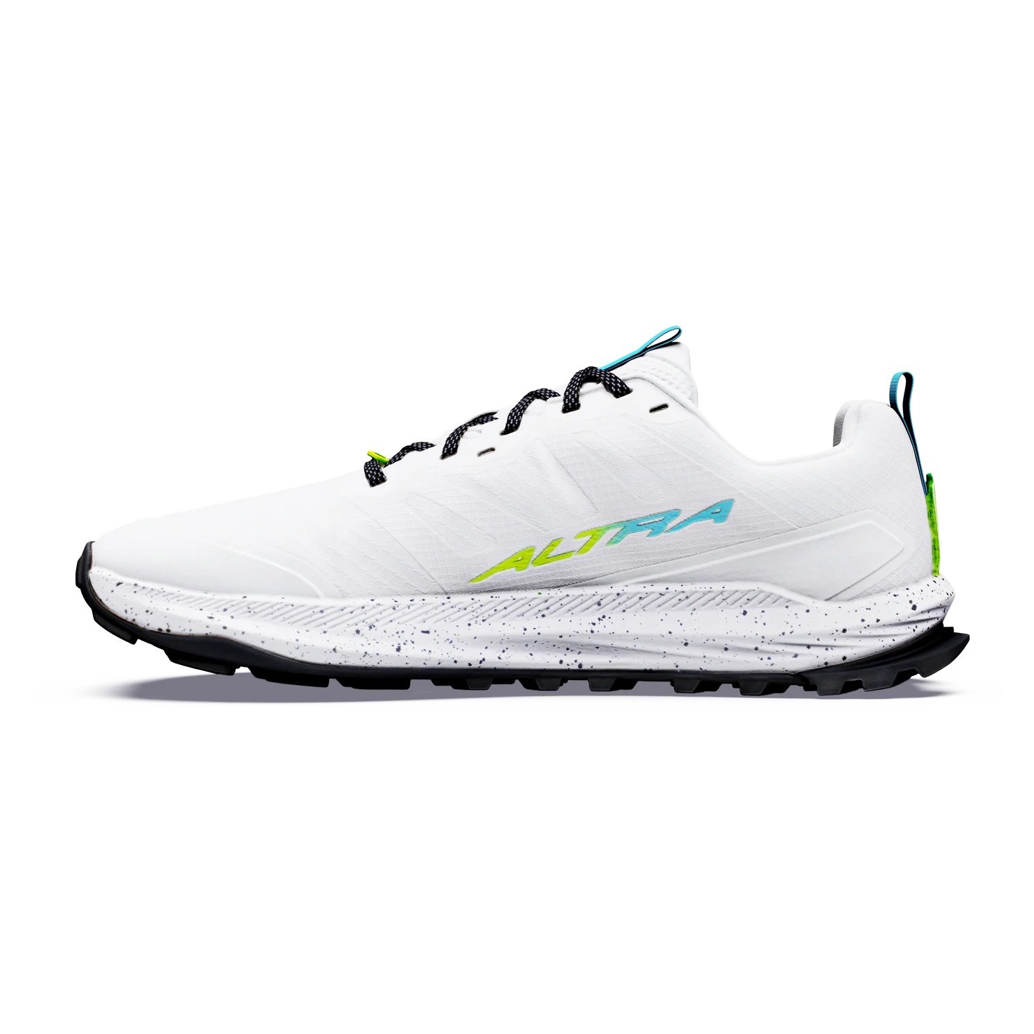 Altra Lone Peak 9+ - Mens Trail Running Shoes - White/Blue Fish/Sharp Green - image 3