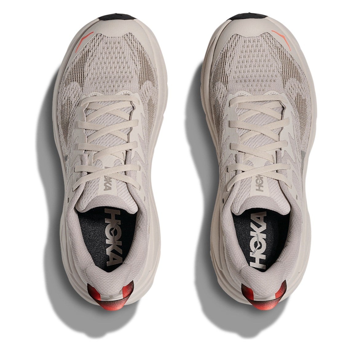 Hoka Challenger 8 - Womens Trail Running Shoes - Stucco/Asphalt Grey