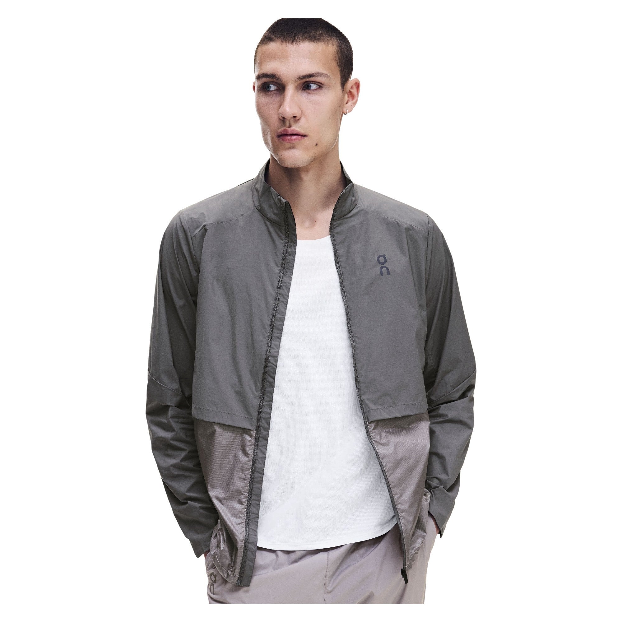 On Mens Weather Jacket - Ember/Ore - image 2