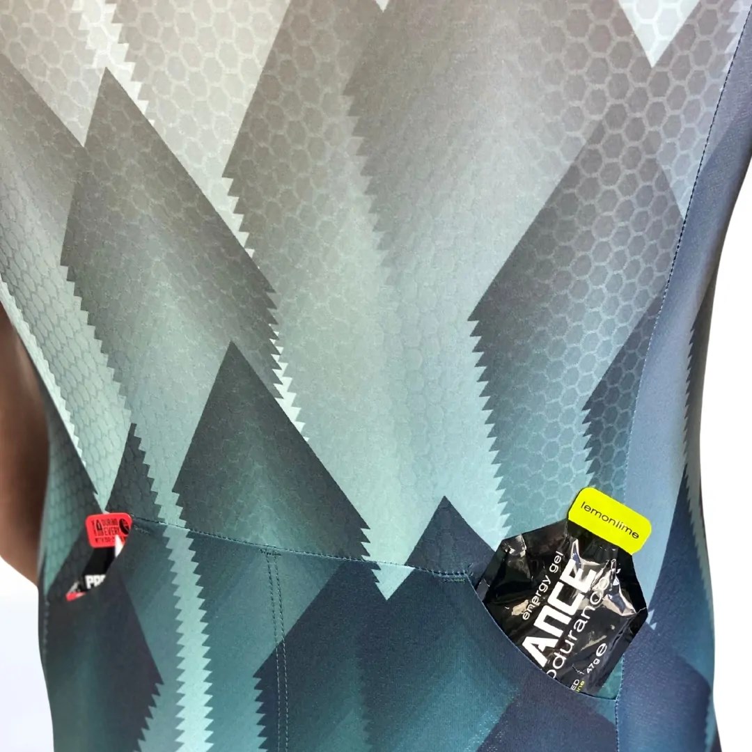 Triathlon Seamless Sleeved Speedsuit - Blue Ice