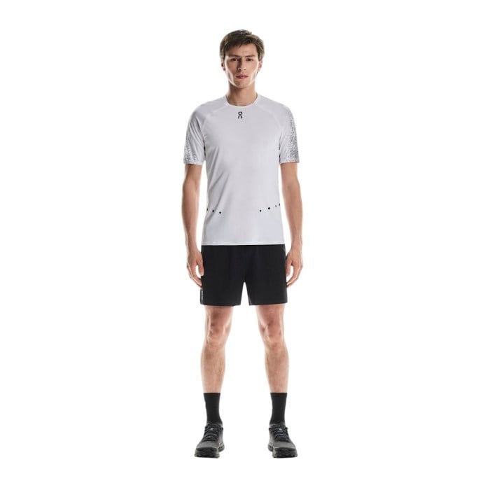 On Ultra-T Mens Trail Running T-Shirt - Limelight/Grey