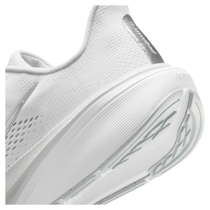 Nike Pegasus 42 - Womens Running Shoes - White/Metallic Silver/Wolf Grey