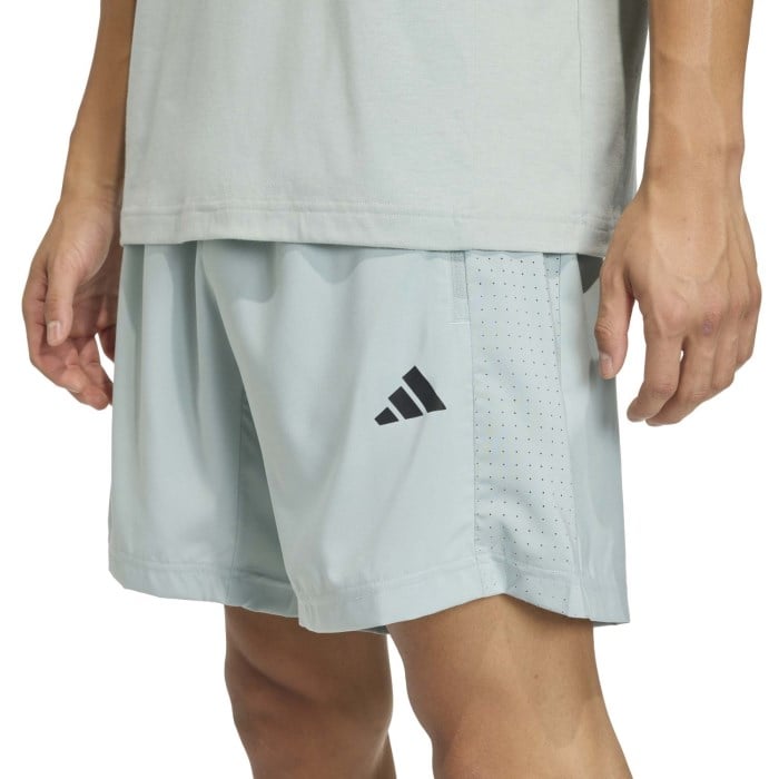 adidas Workout Essentials Mens 5 Inch Woven Shorts - Wonder Sage