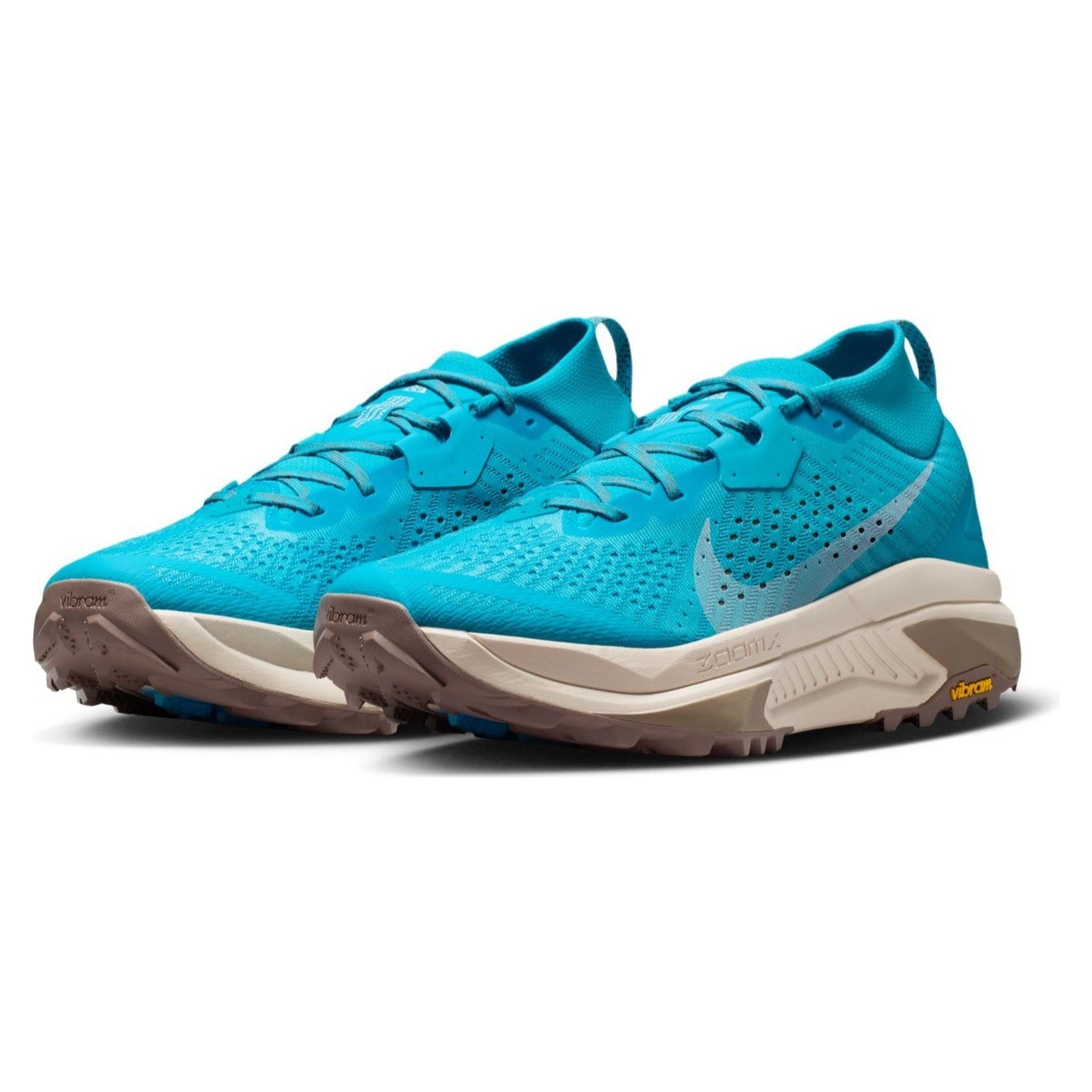 Nike ACG Zegama - Mens Trail Running Shoes - Baltic Blue/White/Light Orewood Brown
