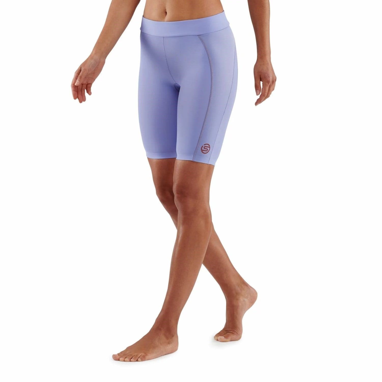 Skins Series-5 Womens Compression Half Tights - Thistle Down