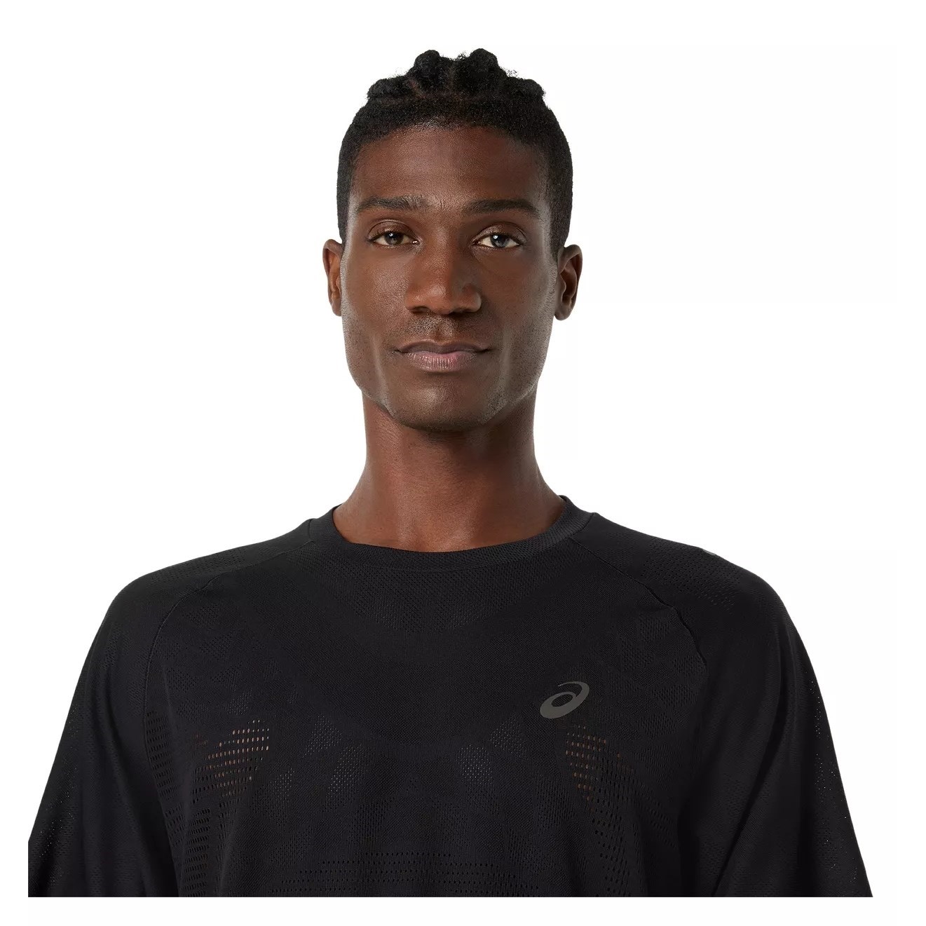 Asics MetaRun Mens Short Sleeve Top - Performance Black