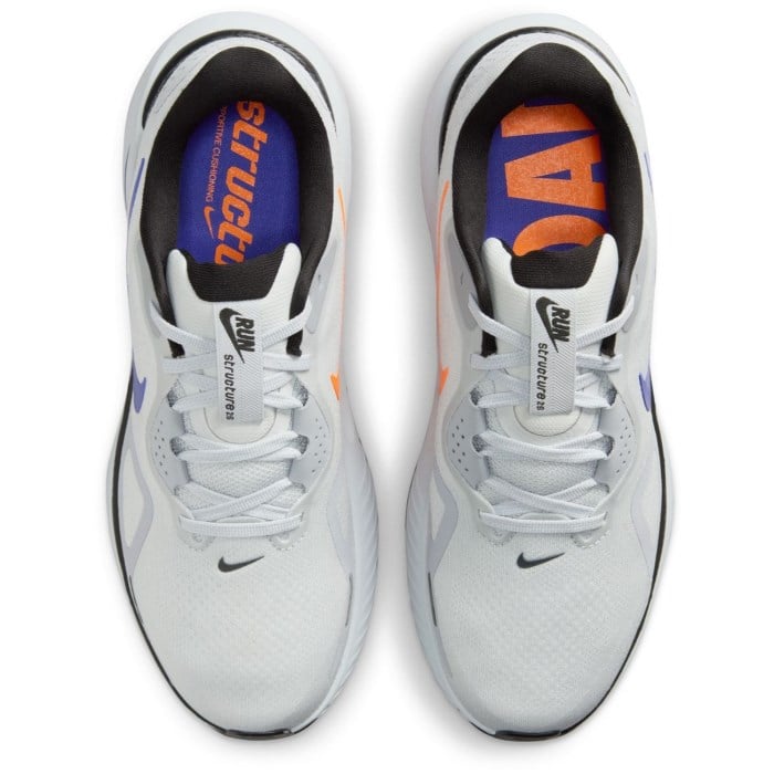 Nike Air Zoom Structure 26 - Mens Running Shoes - Pure Platinum/Persian Violet/Wolf Grey