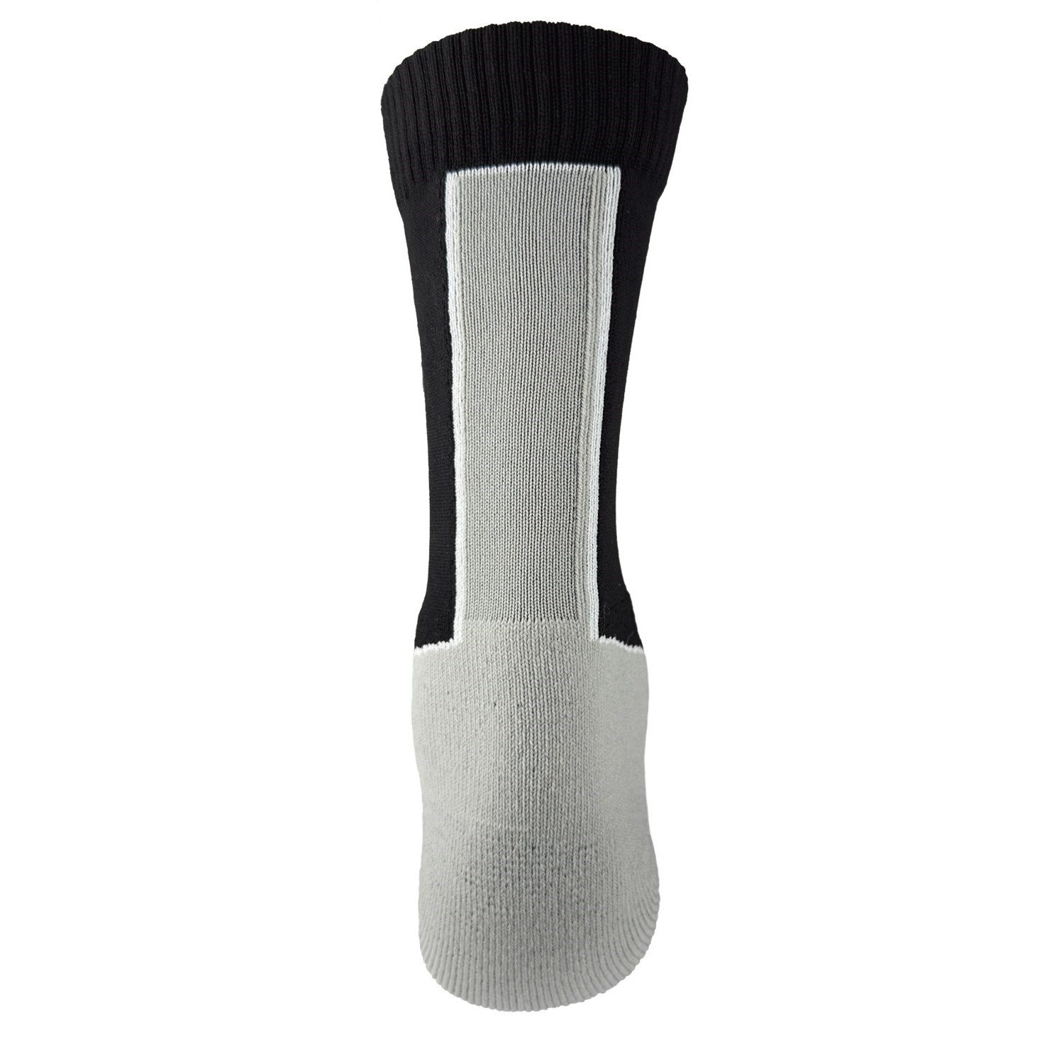 1000 Mile Run Crew 25 Repreve Womens Running Socks -  Twin Pack - Black/Grey