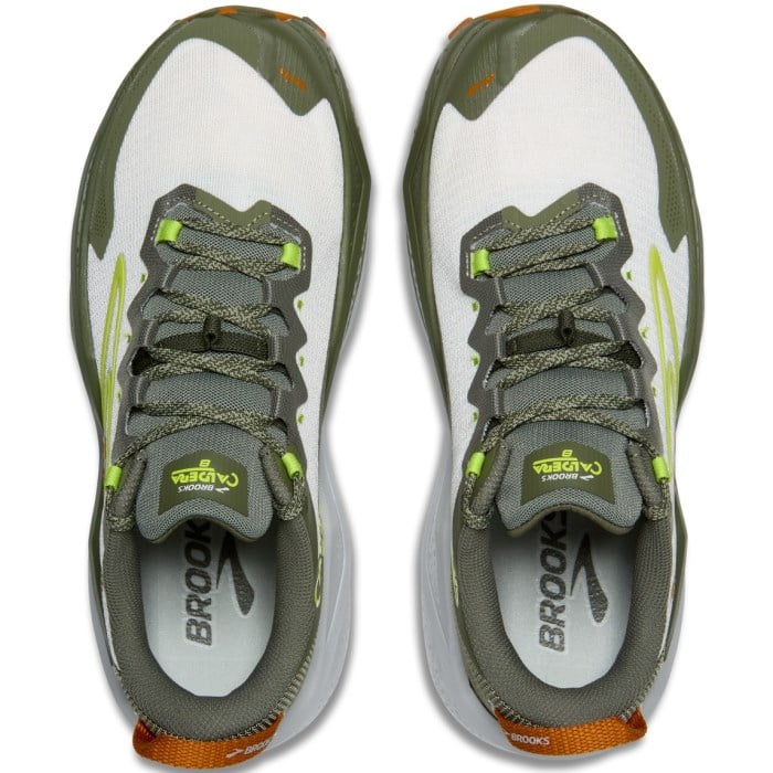 Brooks Caldera 8 - Mens Trail Running Shoes - Dusty Olive/Lime/Oyster