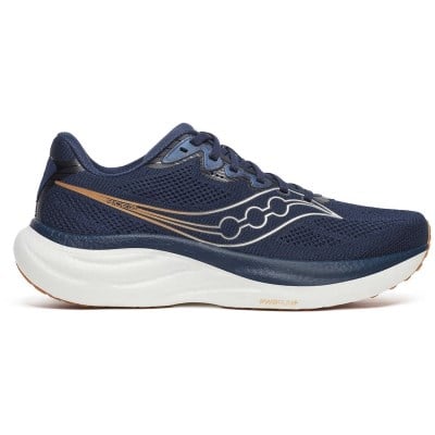 Saucony Ride 19 - Mens Running Shoes - Navy/Gum