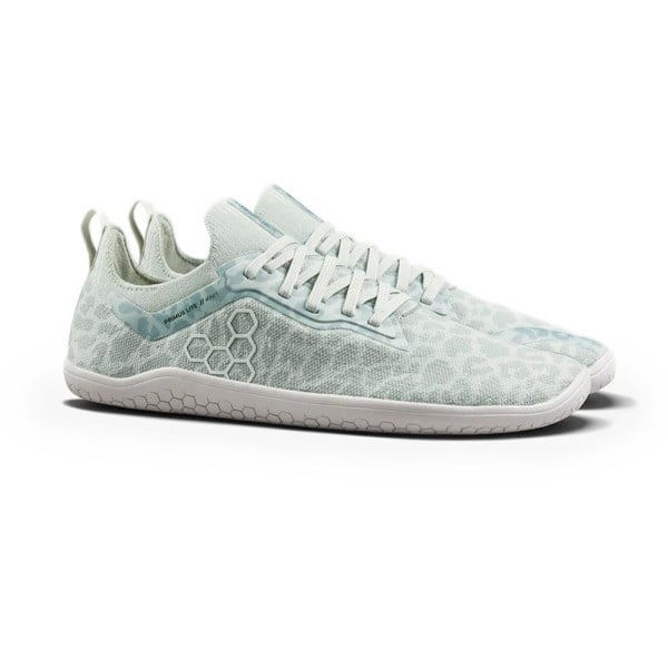 Vivobarefoot Primus Lite Knit - Womens Running Shoes - Frosted Mint/Leopard
