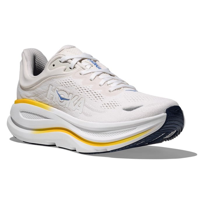 Hoka Bondi 9 - Mens Running Shoes - White/Grout - image 7