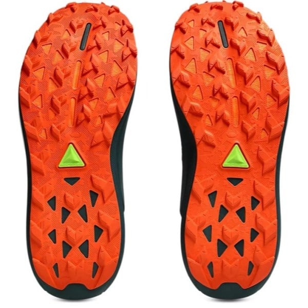 Asics Gel Trabuco 13 - Mens Trail Running Shoes - Black/Nova Orange