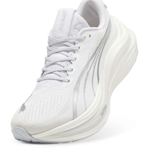 Puma MagMax Nitro - Mens Running Shoes - White/Silver