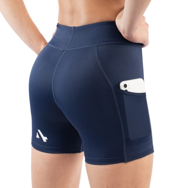 Sub4 Half Run Brief Womens Running Shorts - Navy