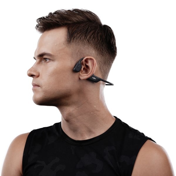 Shokz OpenRun PRO Wireless Bluetooth Bone Conduction Headphones - Black