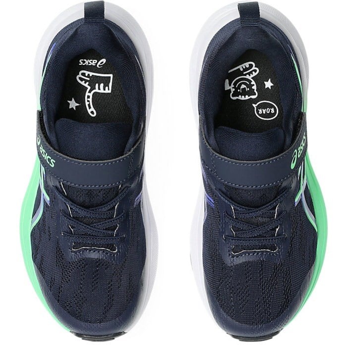 Asics GT-1000 14 PS - Kids Running Shoes - Midnight/Vital Green