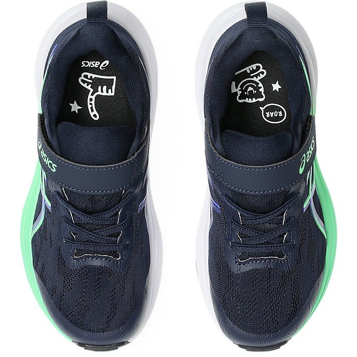 Asics GT-1000 14 PS - Kids Running Shoes - Midnight/Vital Green