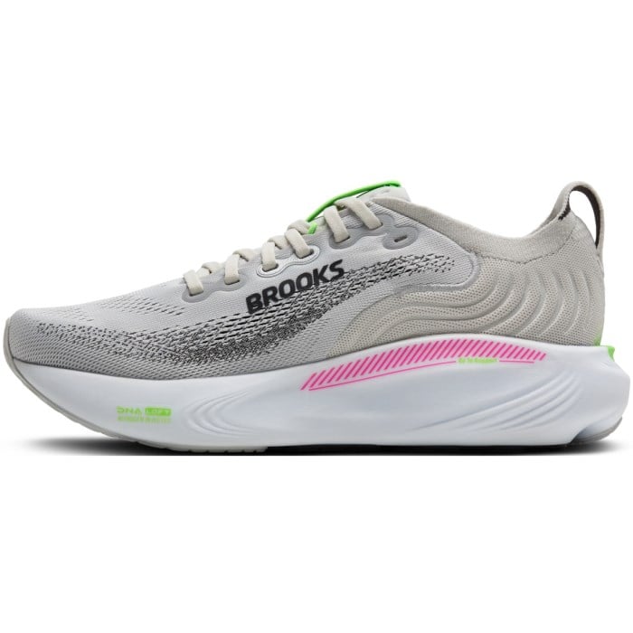 Brooks Adrenaline GTS 25 - Womens Running Shoes - Oyster/Pink/Green