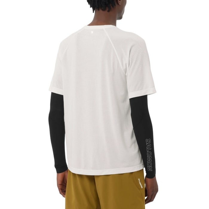 Salomon Shakeout Core Mens Short Sleeve T-Shirt - Whisper White