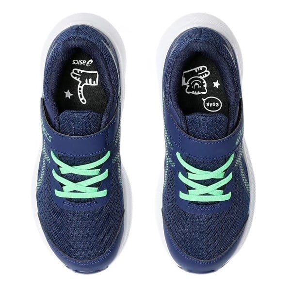 Asics Patriot 13 PS - Kids Running Shoes - Blue Expanse/New Leaf