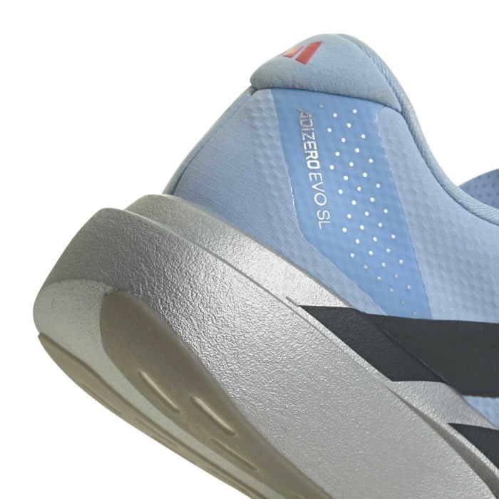 adidas Adizero Evo SL Woven - Mens Running Shoes - Clear Sky/Carbon/Silver Metallic - image 8