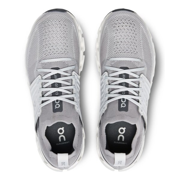On Cloudswift 3 - Mens Running Shoes - Alloy/Glacier