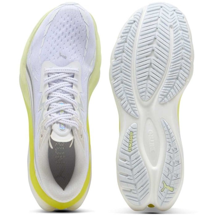 Puma Velocity Nitro 4 - Womens Running Shoes - Puma White/Apple Spritz