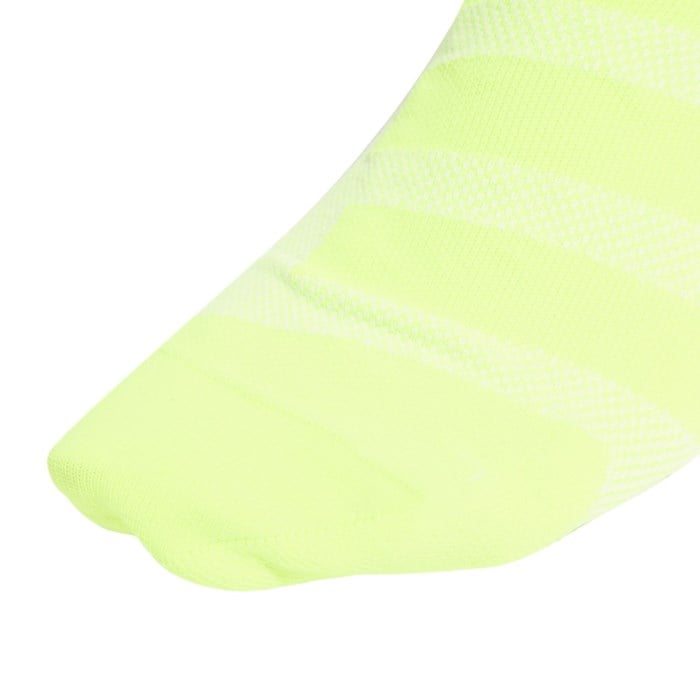 Adidas RUNxAdizero Socks - Unisex - White/Lucid Lemon