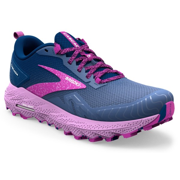 Brooks Cascadia 17 - Womens Trail Running Shoes - Navy/Purple/Violet
