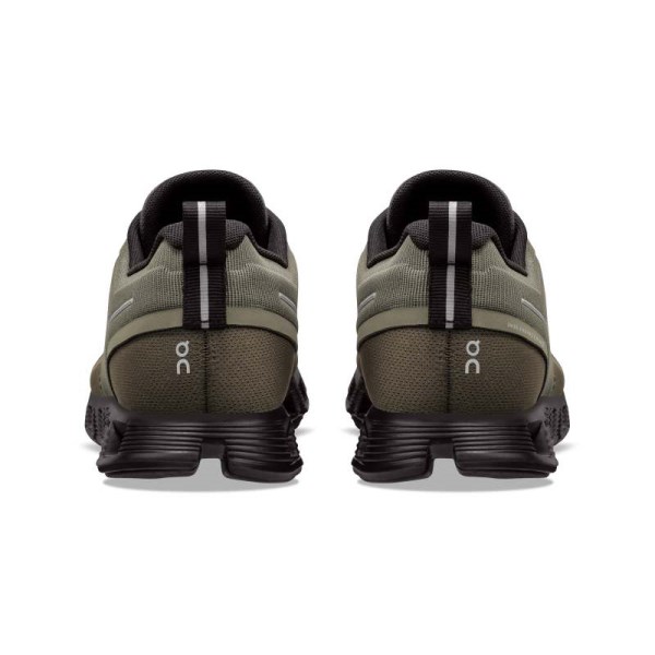 On Cloud 5 Waterproof - Womens Running Shoes - Olive/Black