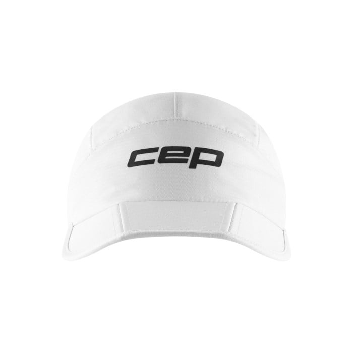 CEP Core Run Unisex Foldable Cap - White