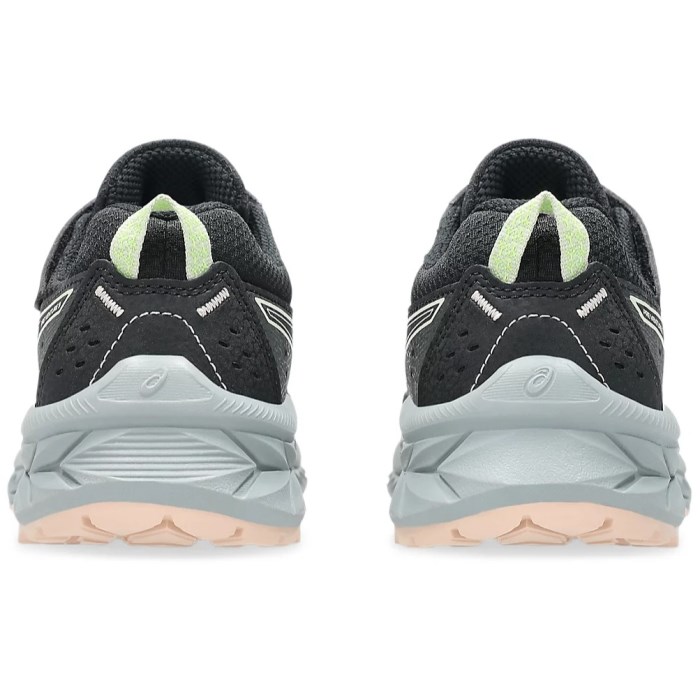 Asics Gel Venture 9 PS - Kids Trail Running Shoes - Black/Whisper Green