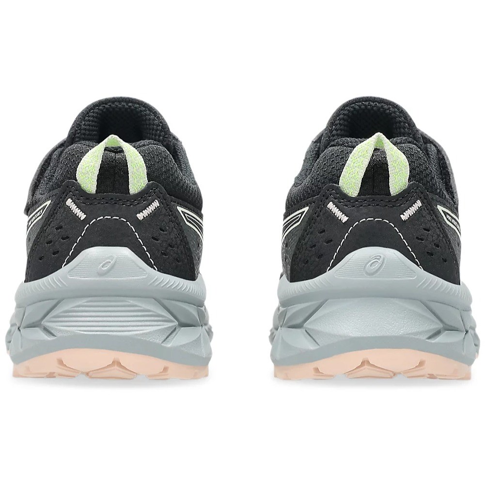 Asics Gel Venture 9 PS - Kids Trail Running Shoes - Black/Whisper Green