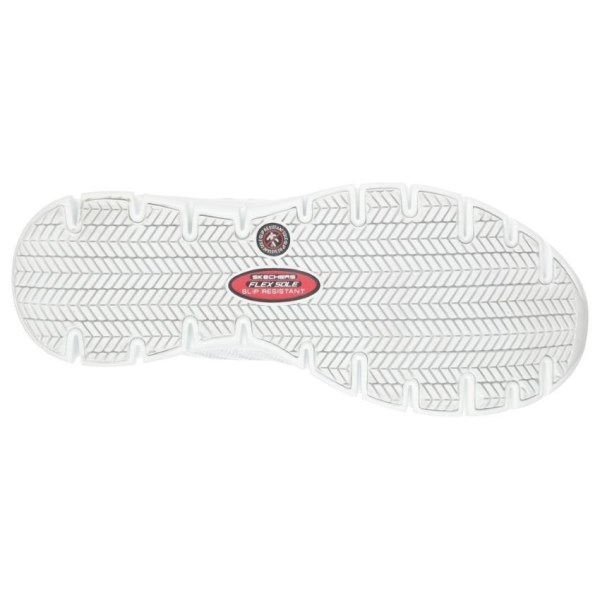 Skechers Sure Track Erath - Womens Slip Resistant Work Shoes - White